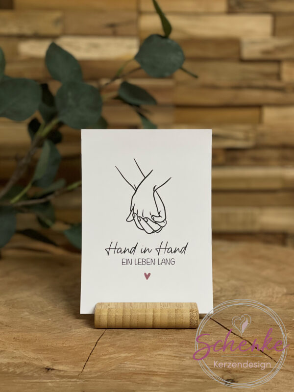 kleine Aufmerksamkeit "Hand in Hand"